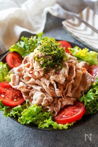 『南蛮ソースの冷しゃぶサラダ』お肉柔らか♡簡単美味♡