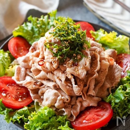 『南蛮ソースの冷しゃぶサラダ』お肉柔らか♡簡単美味♡