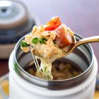 オートミールでヘルシー【チーズリゾット風弁当】｜一点豪華なラクうま弁当vol.22