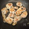 ピーマンたっぷり《てりたま♡チキン》の工程2