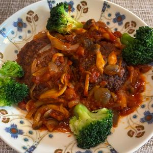 puricoの作ってみた!投稿(【トマト煮込みハンバーグ】我が家の人気おかず)