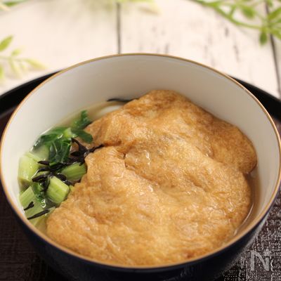 きつねうどん　関東風甘辛お揚げ