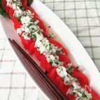 スピード料理☆新玉ねぎと大葉ソースのトマトマリネ