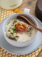 博多風！明太焼きおにぎりのスープリゾット【スープジャー】