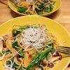 YIWENの作ってみた!投稿(香り広がる。菜の花としらすの和風パスタ)