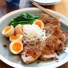 わが家のチャーシュー(煮豚、煮卵)