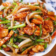 行列の大衆食堂の🍚鶏肉のピリ辛濃厚甘みそスタミナ炒め🤩
