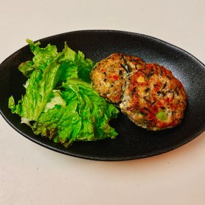 りんの作ってみた!投稿(豆腐の水切り不要！和風枝豆ひじきの豆腐ハンバーグ)