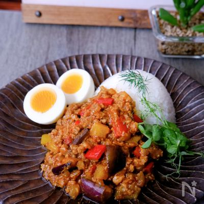 簡単！夏野菜ドライカレー