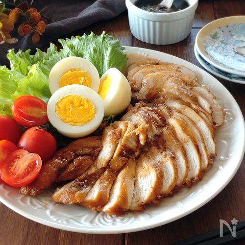 炊飯器で簡単☆鶏むねチャーシュー。