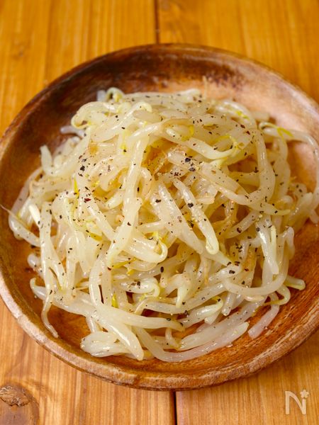 レンジで5分！【もやしの塩レモンナムル】さっぱりおいしい♩