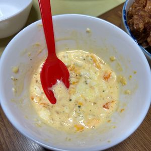 あられちゃんの作ってみた!投稿(【ずぼら喫茶のタルタルソース】5分で出来るチンして混ぜるだけ)
