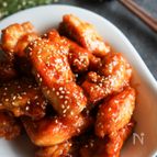 やみつき！韓国風ヤンニョムチキン♫