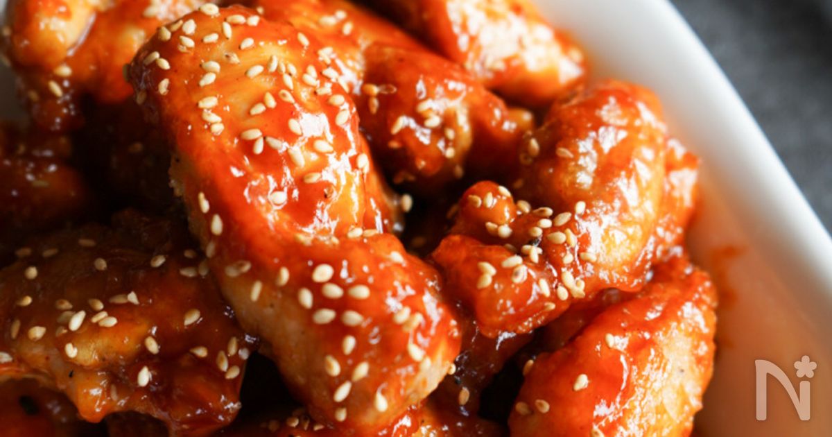やみつき！韓国風ヤンニョムチキン♫ | レシピサイトNadia