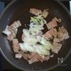 トロトロ【豆腐の豚ねぎあん】体ぽかぽかおかずの工程2