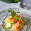 ペッパー香るスモークサーモンのマリネ【作り置き・お弁当】