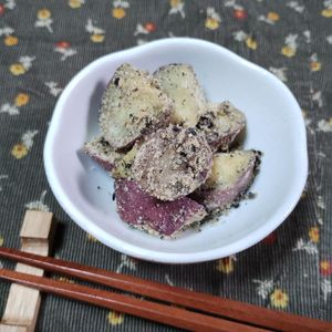 M＊Pの作ってみた!投稿(レンチン5分！
【さつまいものごまきなこ和え】)