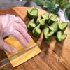 【クリスマスの前菜に】きゅうりの生ハムチーズ巻きの工程5