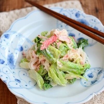 キャベツとカニかまサラダ【作りおき】