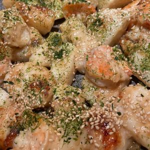 bo-zu3の作ってみた!投稿(海老と長芋の海苔マヨ炒め☆)