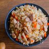 お鍋でもOK！鶏ごぼう炊き込みご飯の工程3