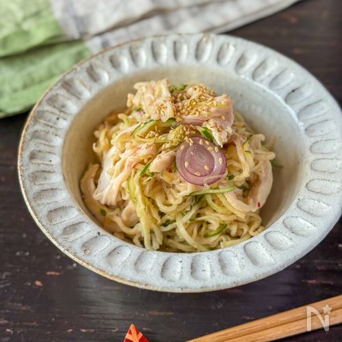 【切り干し大根とサラダチキンの南国風サラダ】節約/あと一品