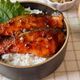 10分で完成！【鮭のガーリック醤油丼】