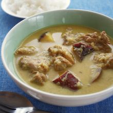 ベトナム風鶏肉とさつまいものマイルドカレー、カーリーガー