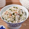ごま香る梅しらすわかめごはん│冷めてもおいしい!冷凍貯金OK