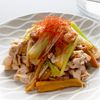 【夏のさっぱりおかず】焼きネギとメンマのピリ辛冷しゃぶ