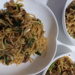 852468の作ってみた!投稿(【ネギ肉味噌焼きそば】5分でできる大満足できちゃう焼きそば♪)