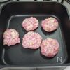 市販の焼肉のたれとマヨで作る「蓮根ポークハンバーグ」の工程2