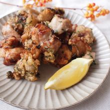 【我が家の定番唐揚げ！】塩麹と大葉の唐揚げ