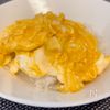 冷蔵庫にあるもので完成🍳ふわっととろっと豚たま丼🐷の工程3
