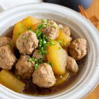 『やわらか肉団子と大根のうま煮』豆腐でふわふわ♡味しみ♬