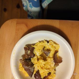 天丼かぁちゃんの作ってみた!投稿(ふわとろ♡きくらげの卵炒め)