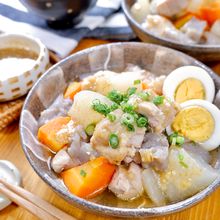 おかずになるおでん！『鶏のおでん風煮込み』～胡麻味噌だれ～