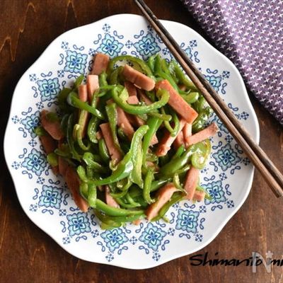 スパム缶で簡単！チンジャオロース