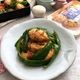 ごま油香る白身魚揚げとピーマンのめんつゆ炒め