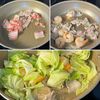 【豚バラキャベツの塩あんかけ麺】具だくさん！一皿で大満足♡の工程1