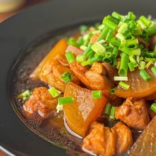 レンチンで時短‼︎しみじゅわ鶏大根🐔