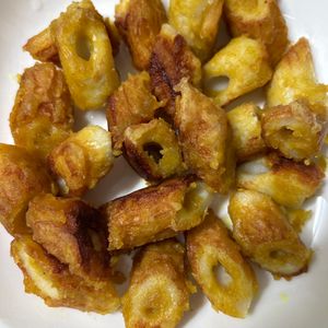 ふうちゃんの作ってみた!投稿(【ちくわのマヨカレー揚げ】サクッと1品！パクパク止まらない♪)