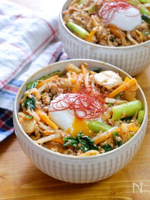 面倒くさくない 速攻で作れる そぼろビビンバ丼 By Rinaty りなてぃ レシピサイト Nadia ナディア プロの料理家のおいしいレシピ