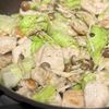 鶏肉とキャベツのだしのり炒めの工程5
