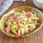 切ってチンするだけ♪【白菜とベーコンの香ばしバター蒸し】