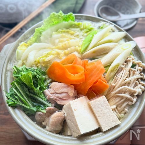 【寄せ鍋】白だしで簡単に味が決まり絶品！