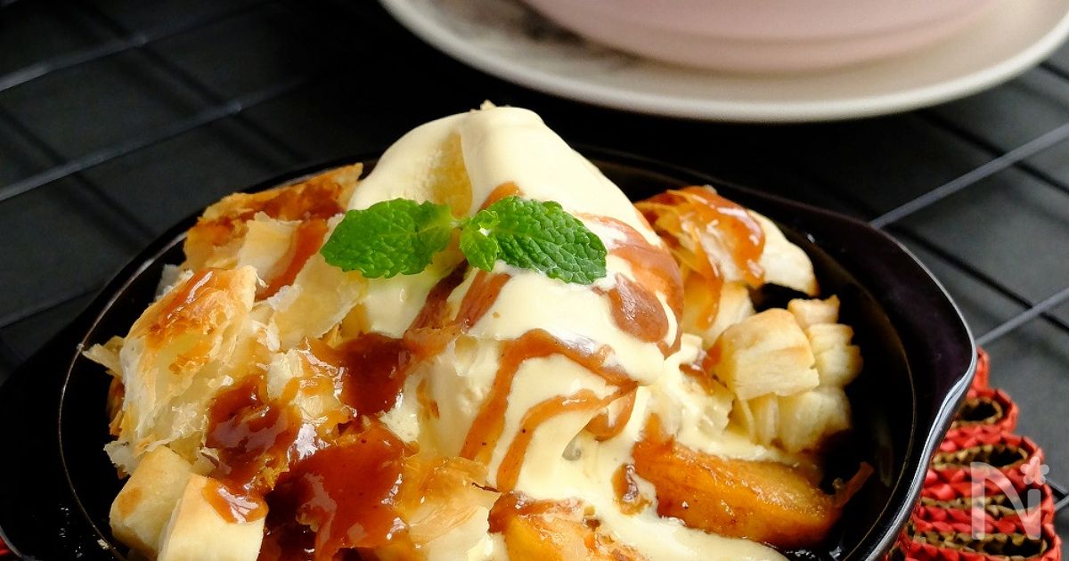 簡単なアップルコブラーのレシピ