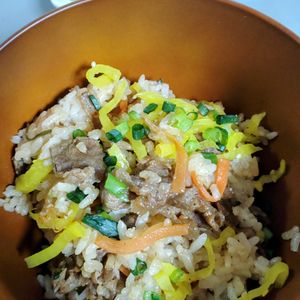 ゆみの作ってみた!投稿(最高に美味しい♪キンパ風混ぜごはん)