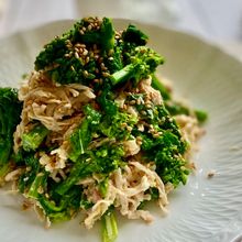 切り干し大根と菜の花のツナドレサラダ