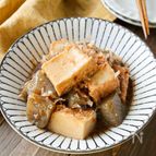【厚揚げとこんにゃくのさっと煮】作り置きにもおすすめ